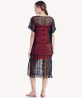 Thumbnail for your product : Sole Society Long Crochet Tunic w/ Fringe