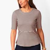 Thumbnail for your product : Talbots Stripe Peplum Top