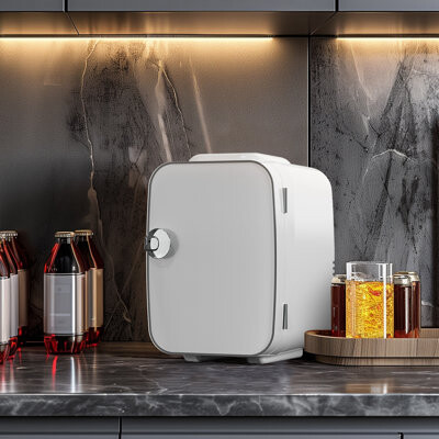 Smugdesk.com Portable Mini Fridge Travel Thermoelectric 4 Liter Cooler and Warmer