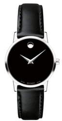 Movado Leather Strap Watch, 28mm