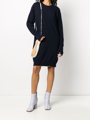 Maison Margiela Knitted Cashmere-Wool Dress