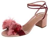 Thumbnail for your product : Aquazzura Suede Lotus Blossom Sandals w/ Tags