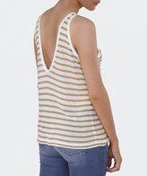 Thumbnail for your product : Alexander Wang T by Stripe Linen Blend Vest Top