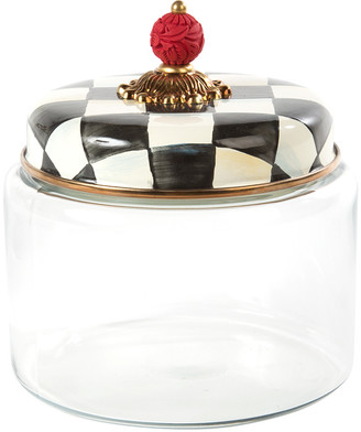 Mackenzie Childs Courtly Check Kitchen Canister