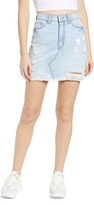 Thumbnail for your product : Tinsel Ripped Denim Miniskirt