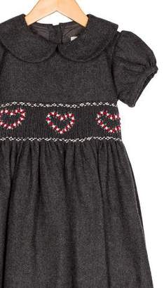Rachel Riley Girls' Wool-Blend Holiday Dress