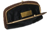 Thumbnail for your product : Nicole Miller Black Beaded Fold Over Clutch