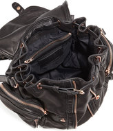 Thumbnail for your product : Alexander Wang Marti Mini Leather Backpack, Black