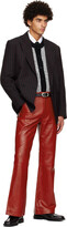 Thumbnail for your product : Ernest W. Baker Black & Red Pinstripe Blazer