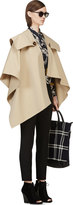 Thumbnail for your product : Burberry Beige Open-Front Trench Cape