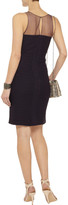 Thumbnail for your product : Mikael Aghal Tulle and textured-jersey dress