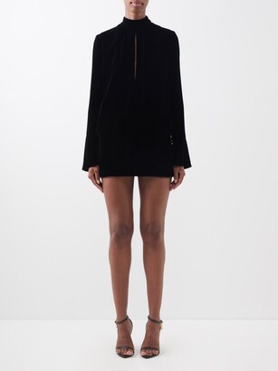 Saint Laurent Women's Velvet Dresses | ShopStyle