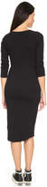 Thumbnail for your product : Monrow Maternity Long Sleeve Dress