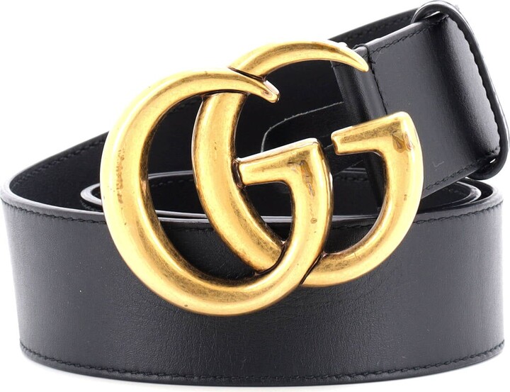 GUCCI GG Marmont Belt Leather Medium