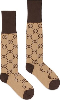 Gucci GG Pattern Cotton Blend Socks