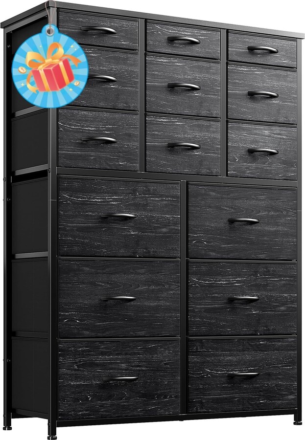 Latitude Run® Hineefah 9 Drawer Chest, Wood Storage Dresser