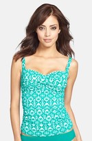 Thumbnail for your product : La Blanca 'Kindred Spirit' Twist Front Tankini Top