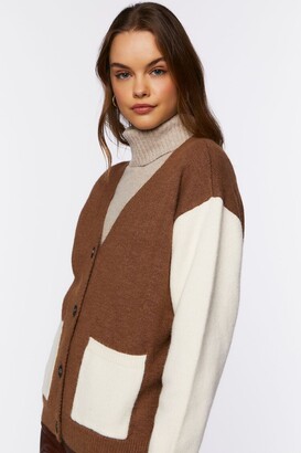 Forever 21 Colorblock Cardigan Sweater