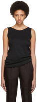 Thumbnail for your product : Haider Ackermann Black Knot Back Tank Top