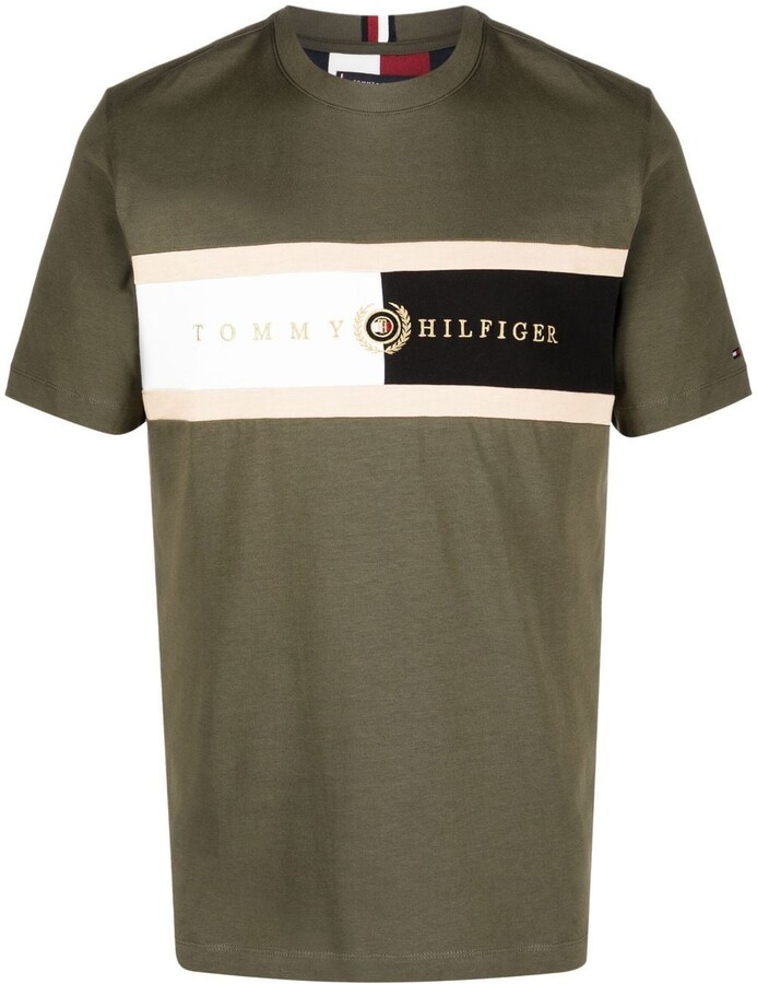 Tommy Hilfiger Icons Crest organic cotton T-shirt - ShopStyle