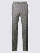 Thumbnail for your product : Marks and Spencer Big & Tall Textured Slim Fit Trousers