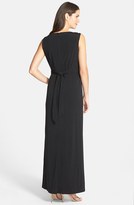 Thumbnail for your product : Ellen Tracy Embellished Keyhole Column Gown