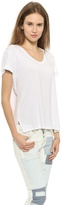 Thumbnail for your product : Three Dots Easy Tee with Rolled Sleeves