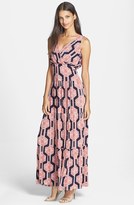 Thumbnail for your product : T-Bags 2073 Tbags Los Angeles T Bags Print Jersey Maxi Dress