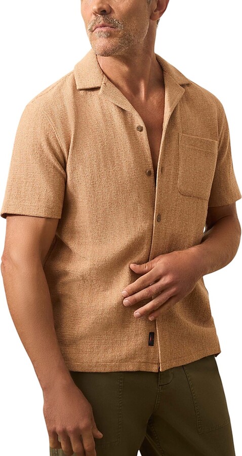 Faherty Oasis Textured Camp Shirt