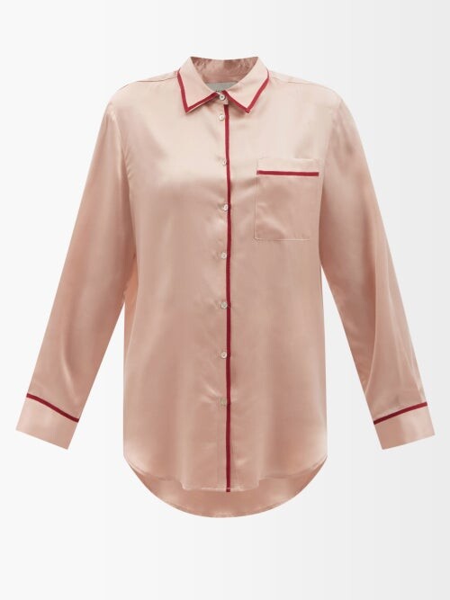 Silk Pajama Shirt | Shop The Largest Collection | ShopStyle
