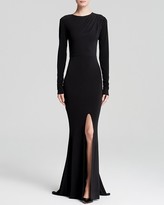 Thumbnail for your product : Rachel Zoe Gown - Lana Front Slit