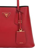 Thumbnail for your product : Prada Double Saffiano Leather Top Handle Bag