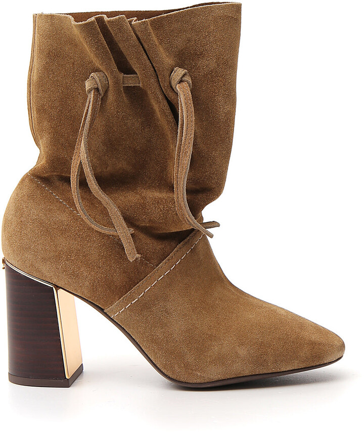 tory burch booties suede
