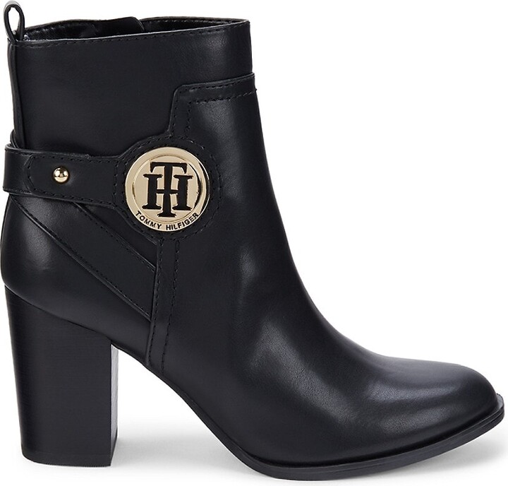 Tommy Hilfiger Leather Women's Boots | ShopStyle