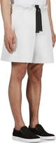 Thumbnail for your product : Kenzo Pearl Grey Neoprene Shorts