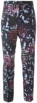 Versace abstract print trousers 