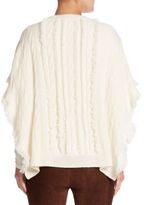 Thumbnail for your product : Ralph Lauren Collection Wide Cable-Knit Cashmere Poncho