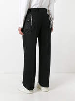 Thumbnail for your product : Givenchy side zip-pocket trousers