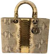 Lady Dior Python Handbag 