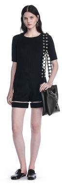 Alexander Wang High Waisted Shorts With Fishline Trim