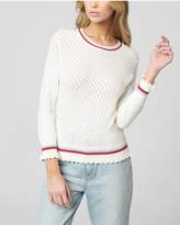 Thumbnail for your product : Juicy Couture POINTELLE KNIT SWEATER PULLOVER