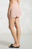 Thumbnail for your product : Forever 21 Scalloped Denim Mini Skirt