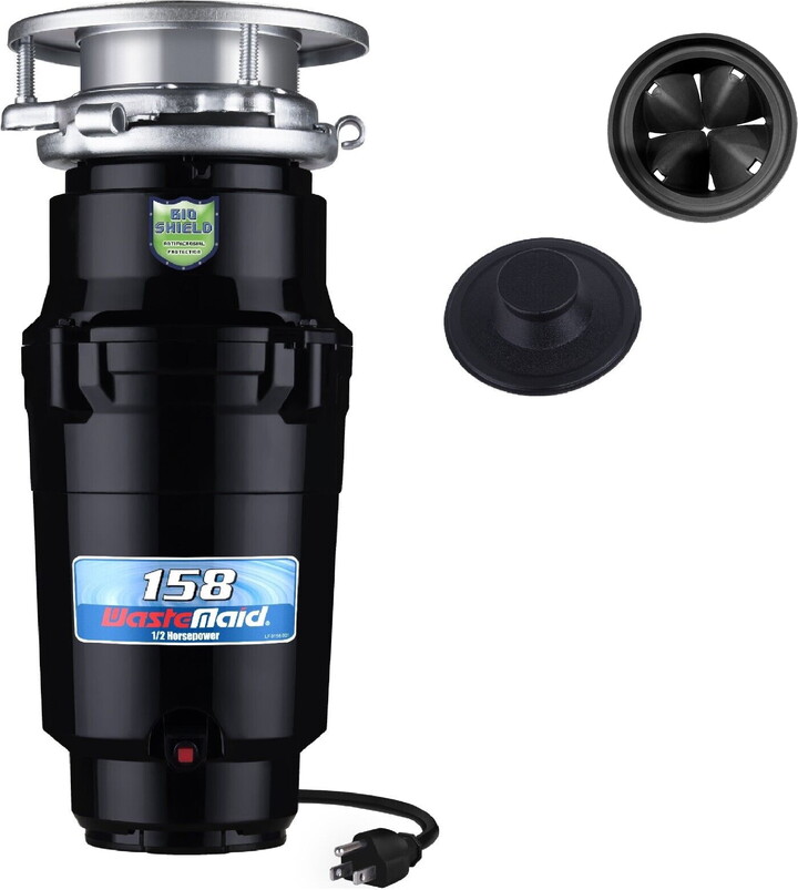 Waste Maid Standard 1/2 HP Continuous Feed Garbage Disposal 10-US-WM-158-3B