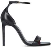 Thumbnail for your product : Saint Laurent Leather Amber Sandals 105