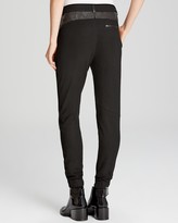Thumbnail for your product : Vince Pants - Leather Trim Relaxed