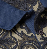 Thumbnail for your product : Etro Paisley-Patterned Cotton-Piqué Polo Shirt