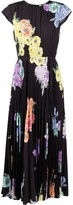 Thumbnail for your product : Jason Wu Collection Floral-Print Pleated Dress