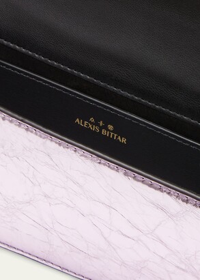 Alexis Bittar In My Dreams Metallic Leather Crossbody Bag