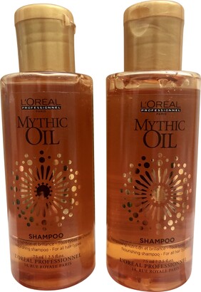 L'Oreal Mythic Oil Shampoo Travel 2.5 OZ travel set of 2