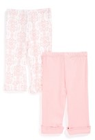 Thumbnail for your product : Little Me 'Damask' Sweatpants (Set of 2) (Baby Girls)
